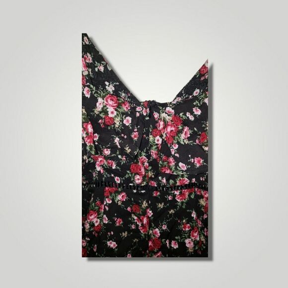 Lf Charms fashion Floral Dress Sundress Small style d16061302-1 NWT! - Picture 8 of 16